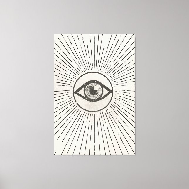 Arte Retro Espacial del Ojo (Anverso)