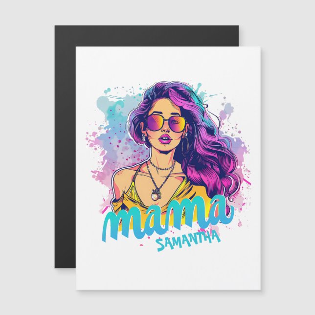 Arte Retro Mama Pop Personalizado (15) (Anverso/Reverso)