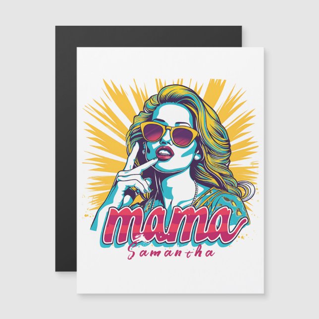 Arte Retro Mama Pop Personalizado (5) (Anverso/Reverso)