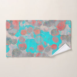Arte rojo azul de estampado floral/floral romántic