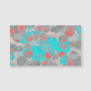 Arte rojo azul de estampado floral/floral romántic