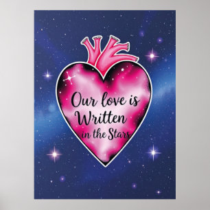 Arte romántico de amor al corazón rosado
