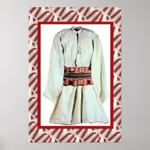 Arte rumano, equipo masculino bordado