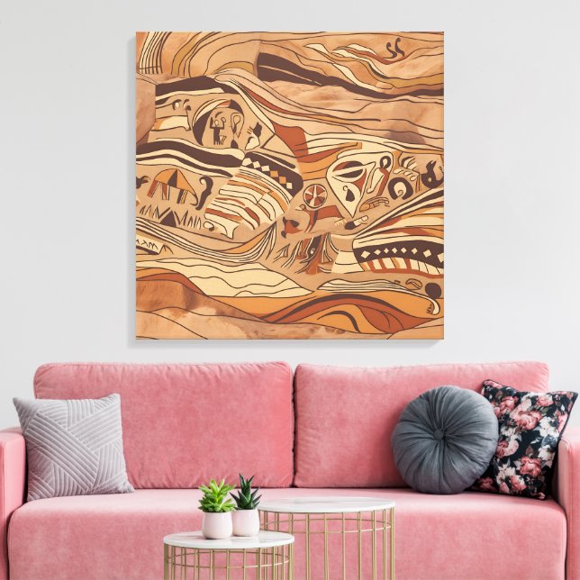 arte rupestre antiguo (Insitu (Sala de estar))