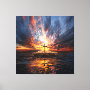 Arte sagrado de cruz religiosa para espacios pacíf