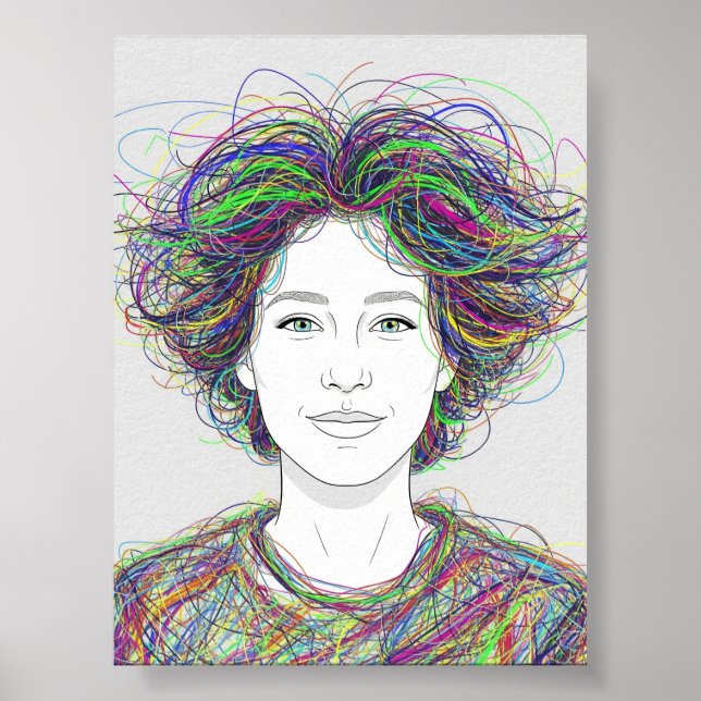Arte salvaje y colorido (Frente)