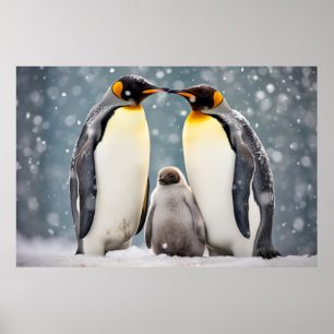 Arte silvestre de belleza de pájaro animal pingüin