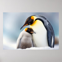 Arte silvestre de belleza de pájaro animal pingüin