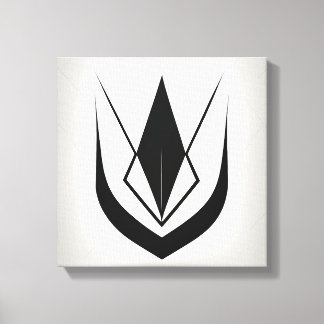 Arte simple de línea blanca y negra, estilizado