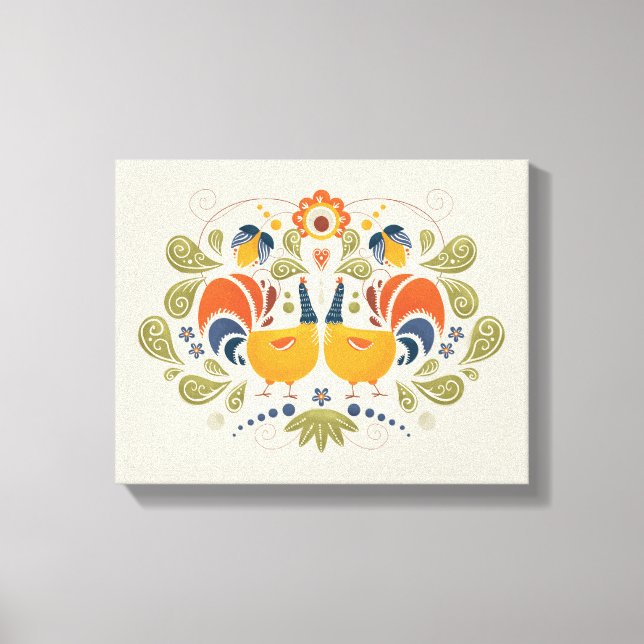 Arte simple eslavo folclórico folclórico (Anverso)