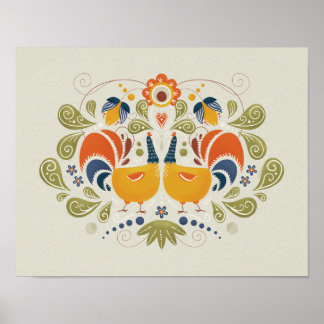 Arte simple eslavo folclórico folclórico