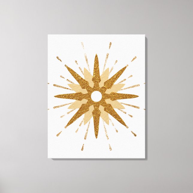 Arte Starburst de Oro Moderno de Mediados del Sigl (Anverso)