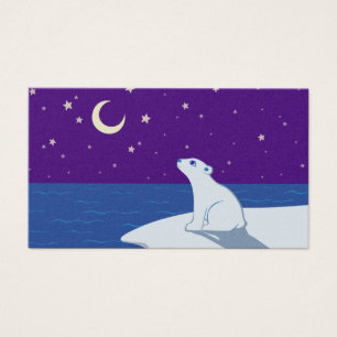 Arte Stargazing de Cub del oso polar