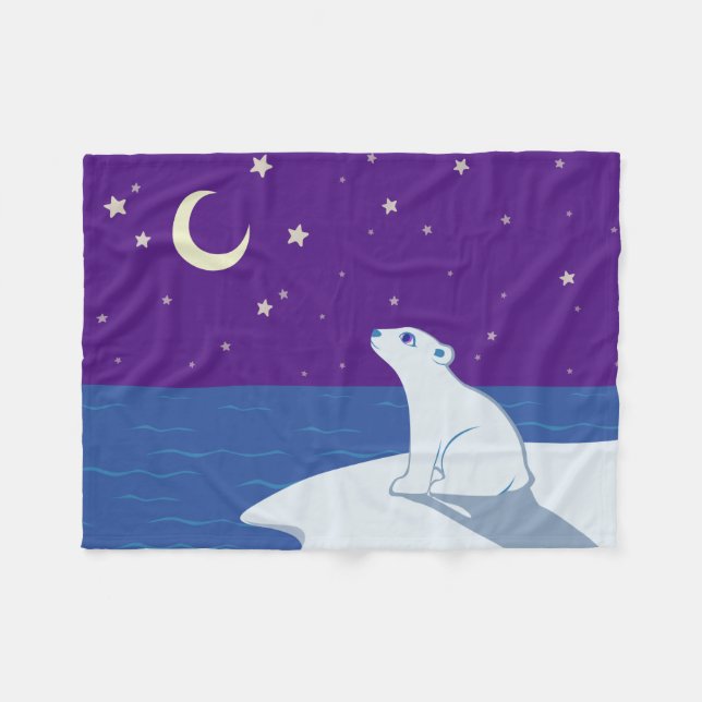 Arte Stargazing de Cub del oso polar (Frente (Horizontal))