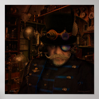 Arte Steampunk - Capitán de fantasía Sean