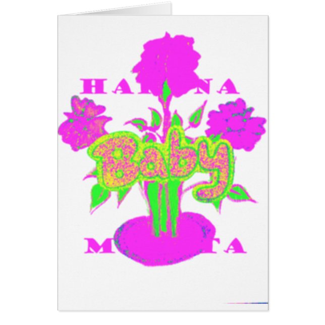 Arte suave de flores rosadas: El toque de un bebé. (Frente)