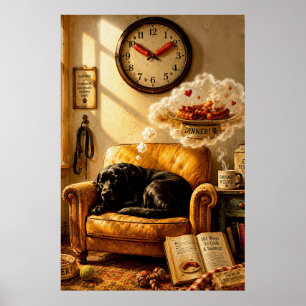 Arte Surrealista de Perros Sausage O’Clock Dreamti