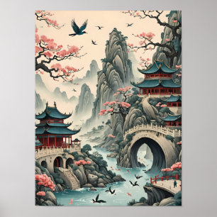 Arte surrealista tradicional chino