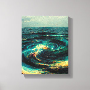 Arte surrealista   Una Galaxia Del Océano