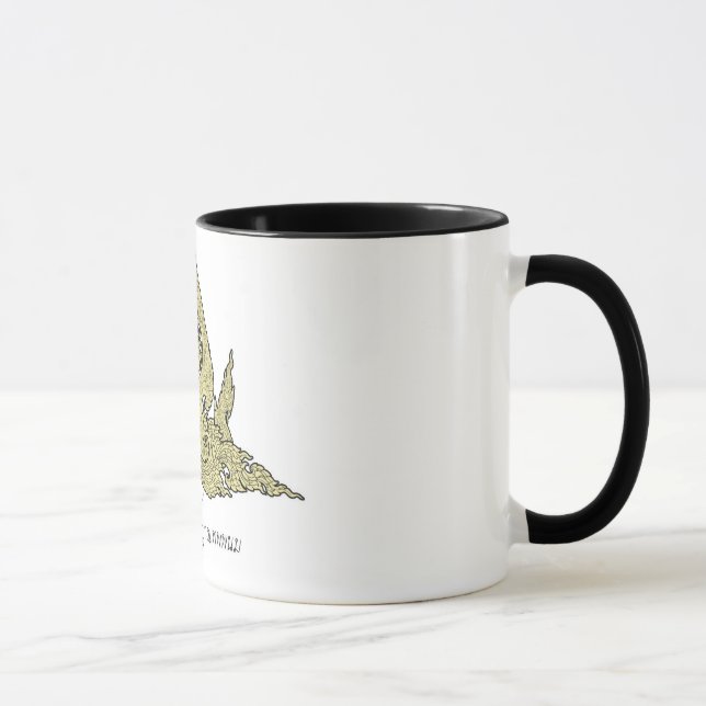 Arte tailandés para la taza 1 (Derecha)