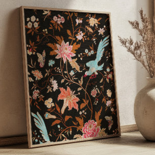 Arte Textil Art Nouveau Patrón de Tela Vintage