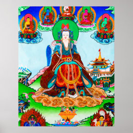Arte tibetano oriental de Guay thangka Golden Moth