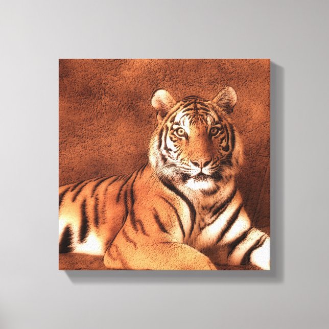 Arte tigre siberiano - Canvas (Anverso)
