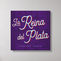 Arte tipográfico de Buenos Aires "La Reina del Pla