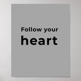 Arte tipográfico minimalista gris en pared