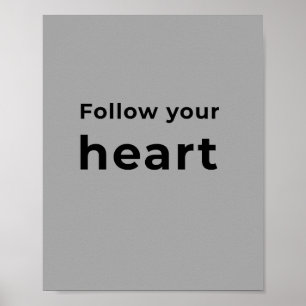 Arte tipográfico minimalista gris en pared