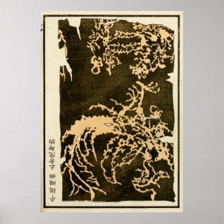 Arte tradicional de la dinastía Qing china de 1871