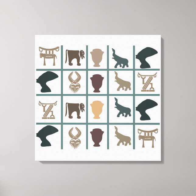 Arte tribal abstracto africano (Anverso)