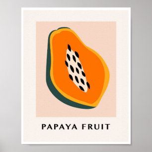 Arte Tropical de Cocina Minimalista de Fruta de Pa