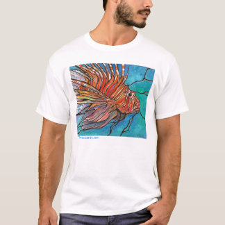 ARTE tropical de la camiseta de Turkeyfish de los