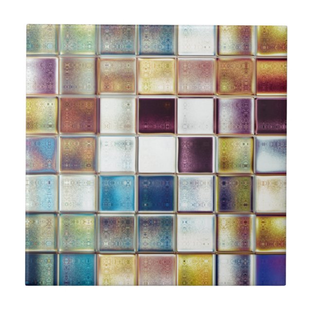 Arte tropical de la teja de mosaico de los (Frente)