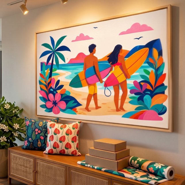 Arte tropical de playa de mediados de siglo (Subido por el creador)