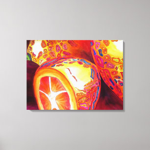 Arte tropical del kumquat naranja fruta acuarela