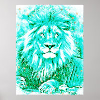 *~* Arte Turquesa LION Celestial Artística AP23