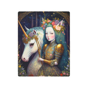 Arte Unicornio y Lady Fantasy