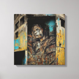 Arte Urbano en Edificio Abandonado