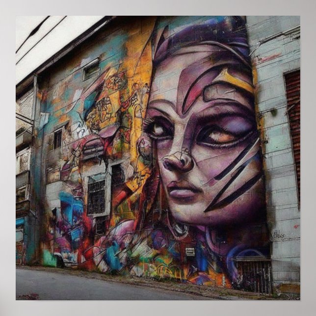 Arte urbano en edificios abandonados (Frente)