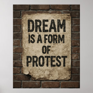 Arte Urbano Motivacional   Sueño y Protesta