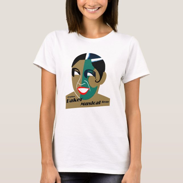 Arte ventilado de camiseta Josephine Baker Revue m (Anverso)