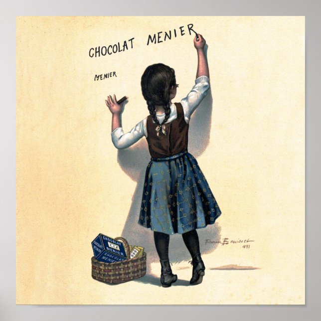 Arte victoriano de paredes de escritura de chocola (Frente)