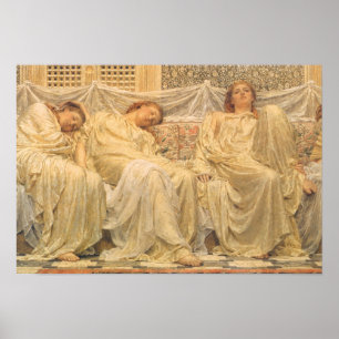 Arte victoriano, soñadores por Albert Joseph Moore