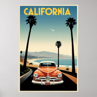Arte Vintage Arte de California Arte Viaje Vintage