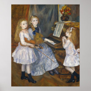 Arte vintage de hermanas musicales Cottagecore Ren