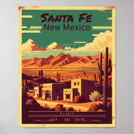 Arte vintage de Santa Fe