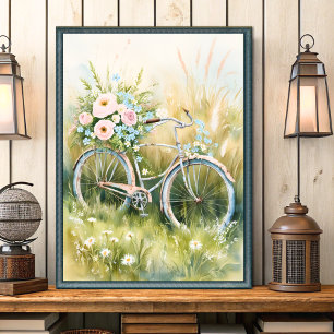 Arte vintage de Shabby Chic Bicicleta