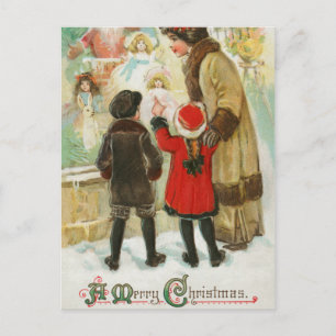 Arte vintage del árbol de navidad